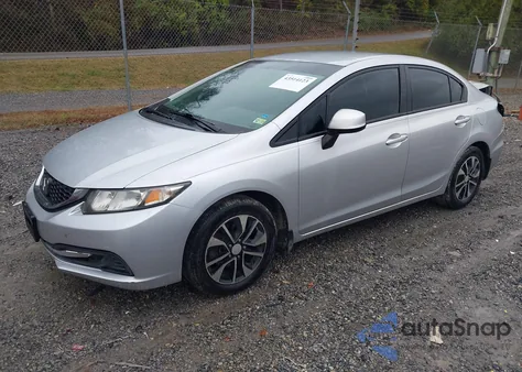 2013 Honda Civic Lx z USA, uszkodzony, nr VIN 2HGFB2F50DH505557